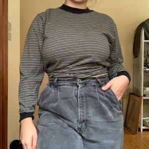 Cute long sleeve striped shirt